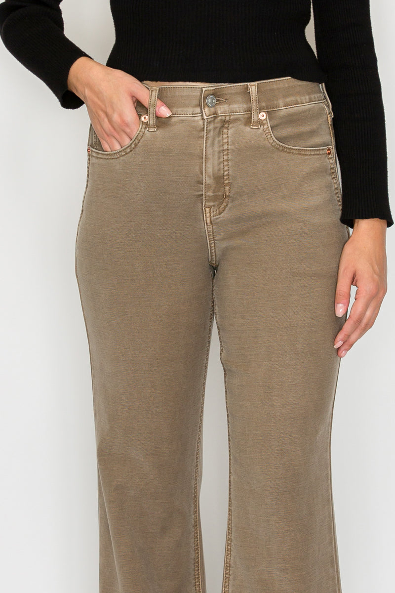 Artemis Vintage Khaki Tummy Control Holly Flare Jeans