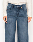Artemis Vintage High Rise Tummy Control Cuffed Wide Leg Jeans