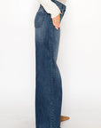 Artemis Vintage High Rise Tummy Control Cuffed Wide Leg Jeans