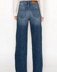 Artemis Vintage High Rise Tummy Control Cuffed Wide Leg Jeans