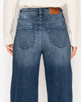Artemis Vintage High Rise Tummy Control Cuffed Wide Leg Jeans