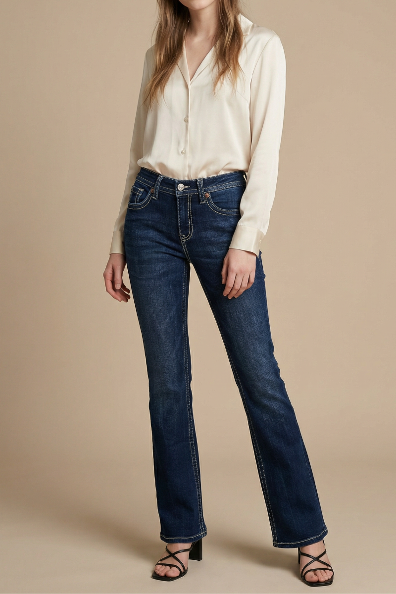 Artemis Vintage Tummy Control High Rise Slim Flare Jeans  *Signature*