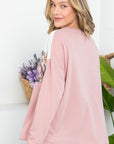 Plus Sage Floral Mixed Colorblock Top - Online Only - My Pampered Life Seattle