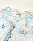 Blue Toile Backpack - My Pampered Life Seattle