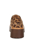 Onglur Leopard Print Suede Oxford Loafers