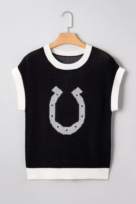 The Lucky Horseshoe Knit Sweater