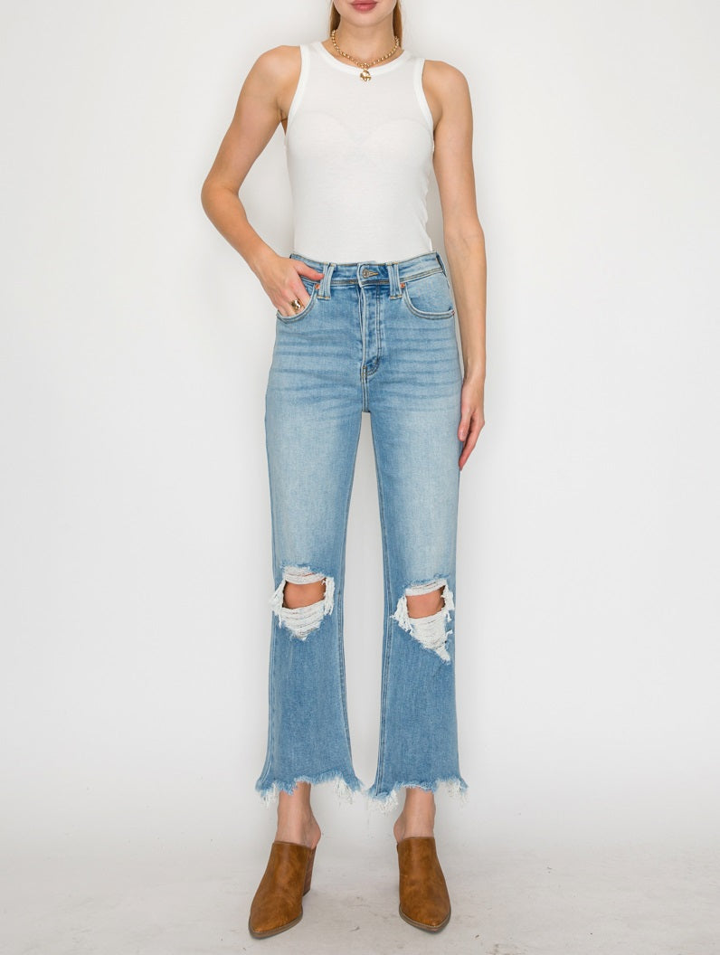 Artemis Vintage Raelynn Ultra High Rise Modern Wide Leg Jeans