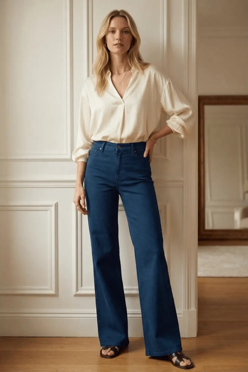 Artemis Vintage Anastasia Tummy Control Wide Flare Jeans