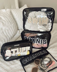 Chargers Clear Pouch - Black - My Pampered Life Seattle