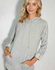 e Luna Distressed Sweatshirt