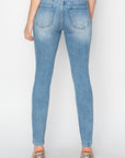 Risen Full Size High Rise Knee Distressed Skinny Jeans