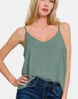 Zenana Two Layered Spaghetti Strap Cami