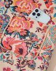 Floral Sherpa Lined Hooded Jacket