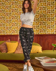 Jade By Jane Smiley Face Pattern Baggy Casual Pants PLUS