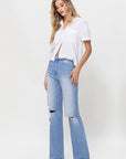 Flying Monkey High Rise Vintage Flare Jeans - Online Only