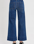 RISEN Elastic Band Wide Leg Jeans