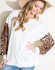 e Luna PLUS Animal Mix Volume Sleeve Top