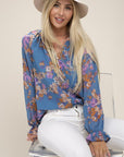 Floral Chiffon Blouse