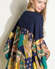 Paisley Volume Sleeve Top - Online Only - My Pampered Life Seattle