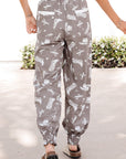 Western Cactus Cowgirl Drawstring Jogger Pants