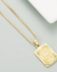 Classy Pendant Talia Initial Gold Letter Necklace