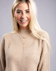 Mock Neck Pullover