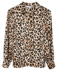 Lilou Satin Leopard Blouse