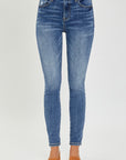 RISEN Full Size Mid Rise Ankle Skinny Jeans