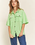 Jade By Jane Smile Face Back Shirt PLUS