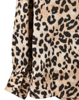 Lilou Satin Leopard Blouse