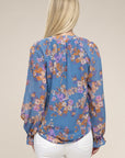 Floral Chiffon Blouse