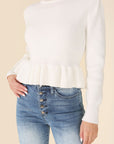 Lilou Peplum Sweater Top