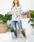 e Luna Allover Floral Sweatshirt