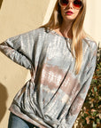 e Luna PLUS Bamboo Tie Dye Sweatshirt