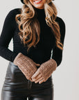 3 in 1 Cable Knit Gloves - My Pampered Life Seattle