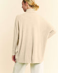 Davi & Dani Turtleneck Long Sleeve Knit Top