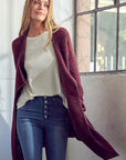 e Luna Chunky Sweater Knit Cardigan