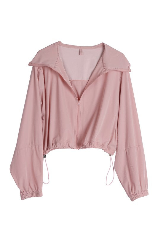 Lilou Windbreaker in Pink