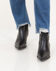 Artemis Vintage |Mesh Tummy Control High Rise Straight W/ Single Cuff Jeans - My Pampered Life Seattle