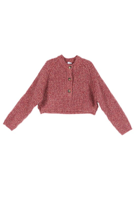 Lilou Melange Multicolor Sweater Top