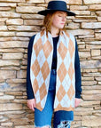 Our Gal Patterned Knit Scarf