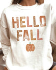 HELLO FALL PUMPKIN Graphic Sweatshirt