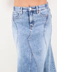 Artemis Vintage |Kayla Denim Maxi Skirt