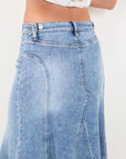 Artemis Vintage |Kayla Denim Maxi Skirt