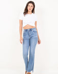 Artemis Vintage | Mesh Tummy Control High Rise Holly Flare Jeans - My Pampered Life Seattle