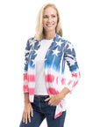 Women's Made in USA Stars and Stripes Cardigan