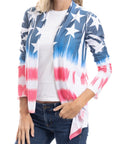 Women's Made in USA Stars and Stripes Cardigan