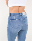 Artemis Vintage | Mesh Tummy Control High Rise Holly Flare Jeans - My Pampered Life Seattle