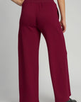 Umgee Full Size Drawstring Wide Leg Pants with Pockets