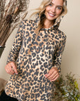 e Luna French Terry Cheetah Print Sweatshirt